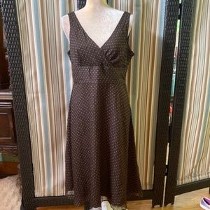 J.CREW brown woman’s silk dress